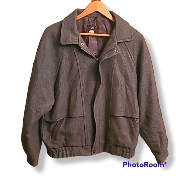 Givenchy Monsieur Gray Wool Blend Bomber Jacket - Picture 1 of 10